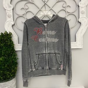 Bama Couture Great Zipper Hoodie Size Small